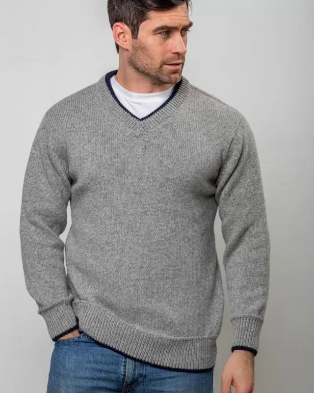 Sweater Shop Cashmere Mix V Neck Sweater