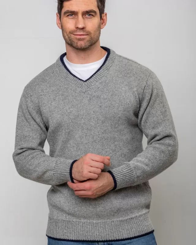 Sweater Shop Cashmere Mix V Neck Sweater