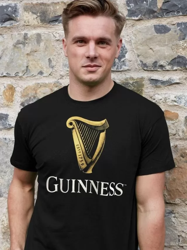 Sweater Shop Guinness Label T-Shirt H1028