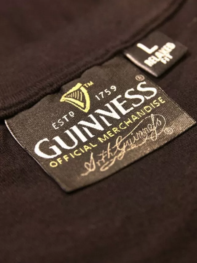 Sweater Shop Guinness Label T-Shirt H1028