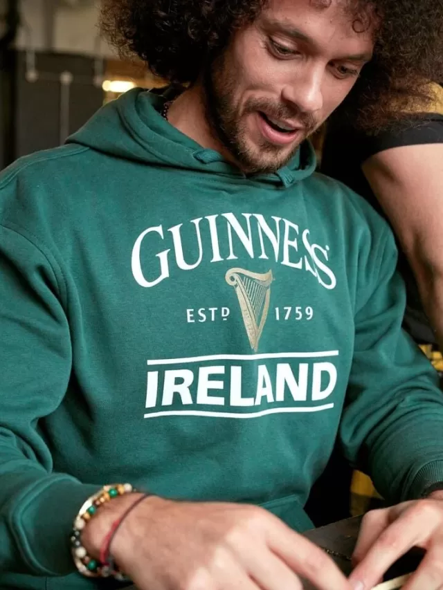 Sweater Shop Irish Guinness Hoodie Mens