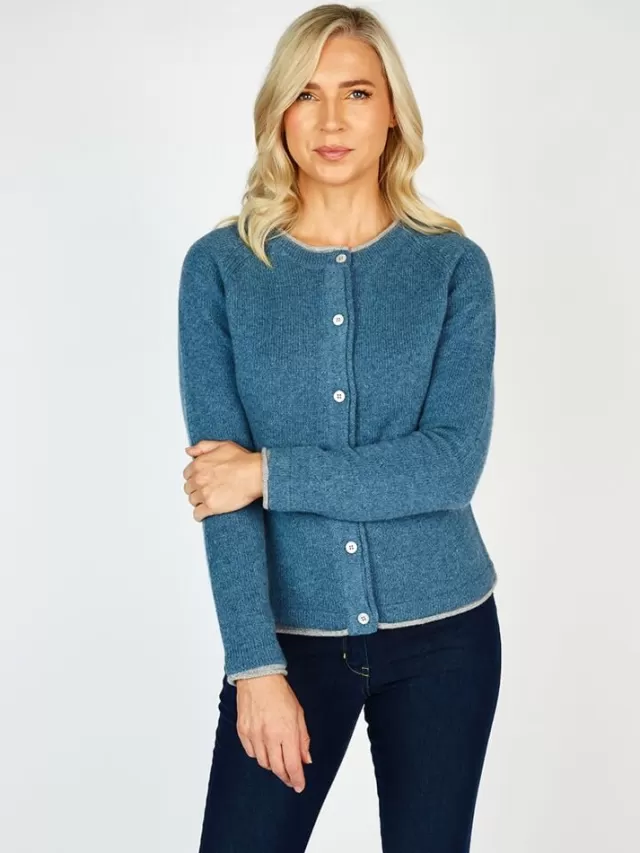 Women Sweater Shop Ladies Wool and Cashmere Classic Cardigan