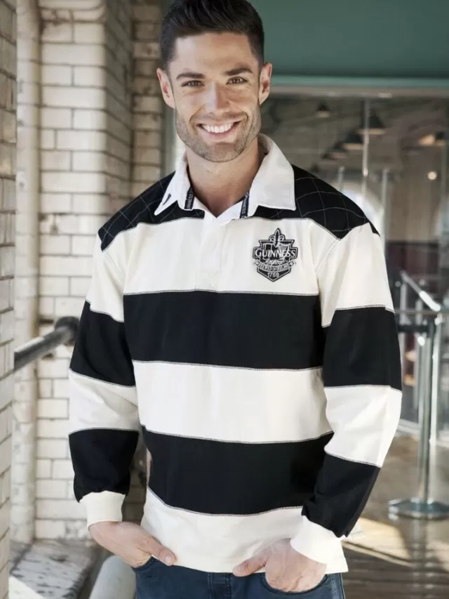 Sweater Shop Men's Long Sleeve Guinness Rugby Shirt