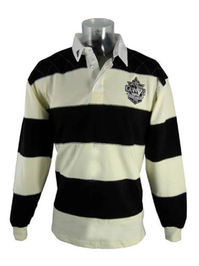 Sweater Shop Men's Long Sleeve Guinness Rugby Shirt