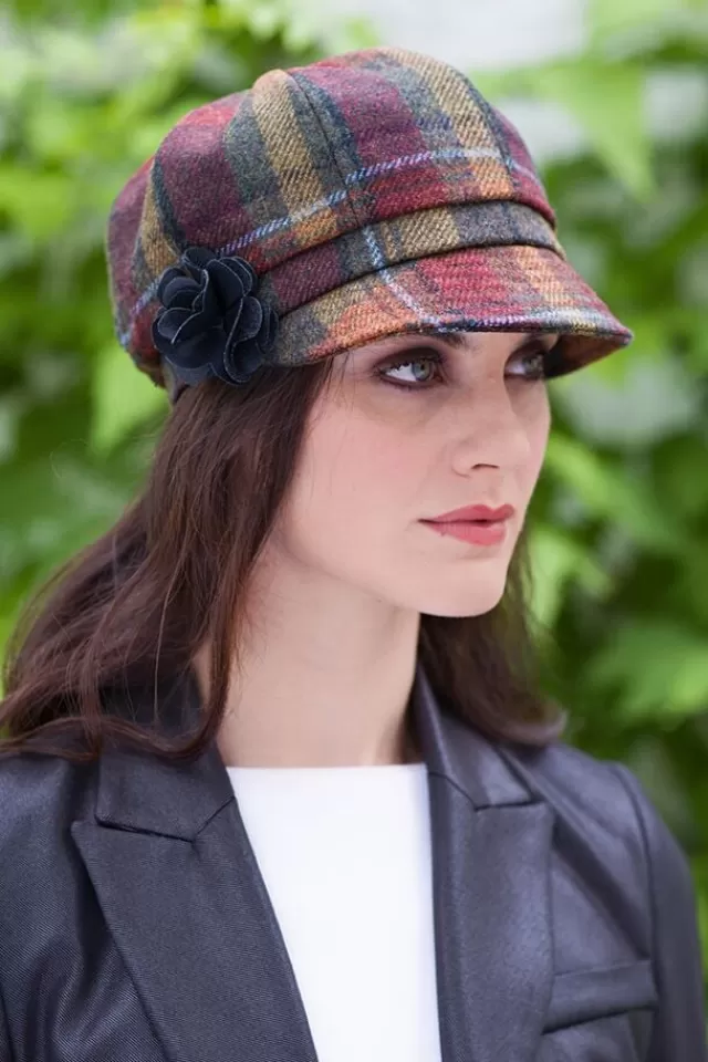 Women Sweater Shop Newsboy Cap Autumn check col.321