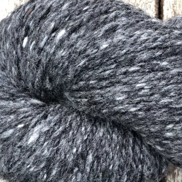 Sweater Shop Soft Donegal Knitting Wool Charcoal Fleck 100g