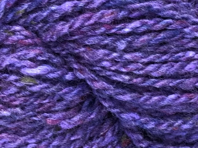 Sweater Shop Soft Donegal Knitting Wool Purple 100g