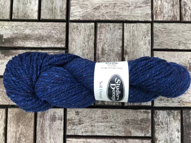 Sweater Shop Soft Donegal Knitting Wool Royal Blue 100g