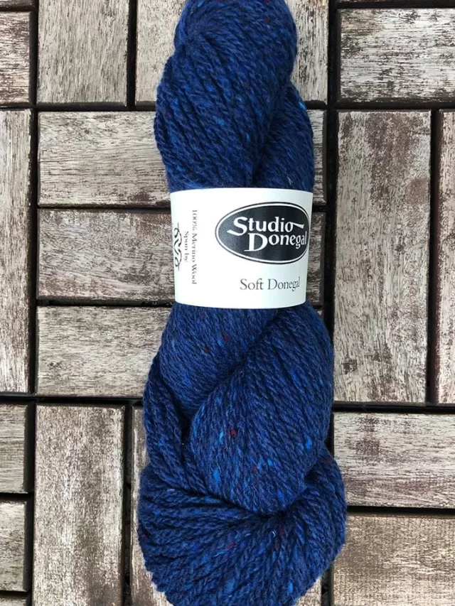 Sweater Shop Soft Donegal Knitting Wool Royal Blue 100g