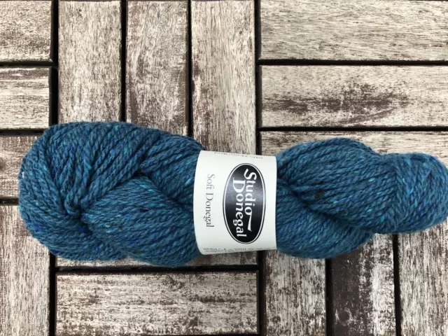 Sweater Shop Soft Donegal Knitting Wool Teal 100g