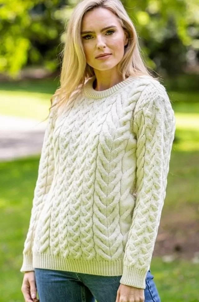 Women Sweater Shop Super Soft Merino Wool Sweater Natural