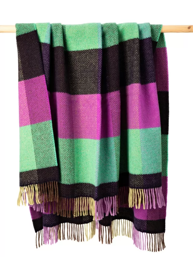 Sweater Shop Wool and Cashmere Throw Col. 1432